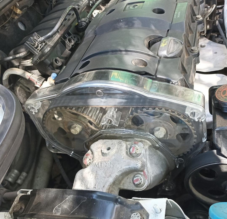 قاب تسمه تایم شیشه ای 206 تیپ 5