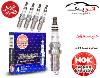 تصویر شمع انجیکا سوزنی ایریدیوم پایه بلند LFR6A -IX-6619 مناسب تقویت - بازرگانی اتو یدک