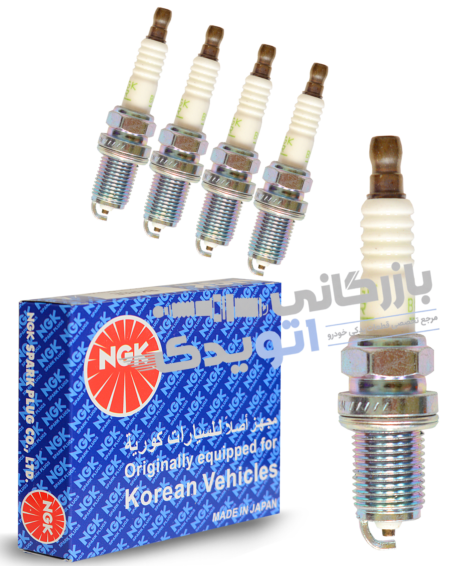 شمع انجیکا تک پلاتین پایه کوتاه BKR6E-93840
