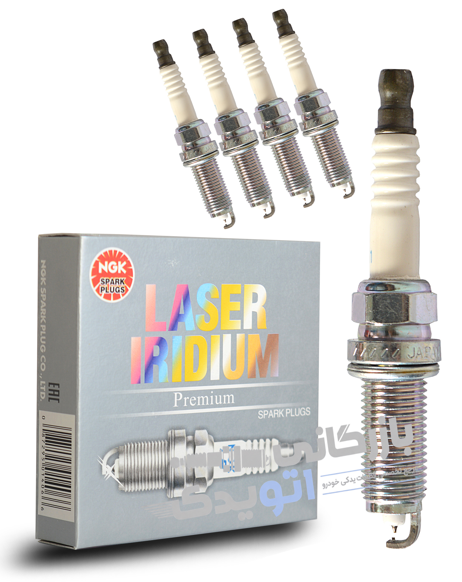 شمع انجیکا سوزنی دبل ایریدیوم لیزر آچار۱۴  DILKAR7B11-1406 مناسب تقویت