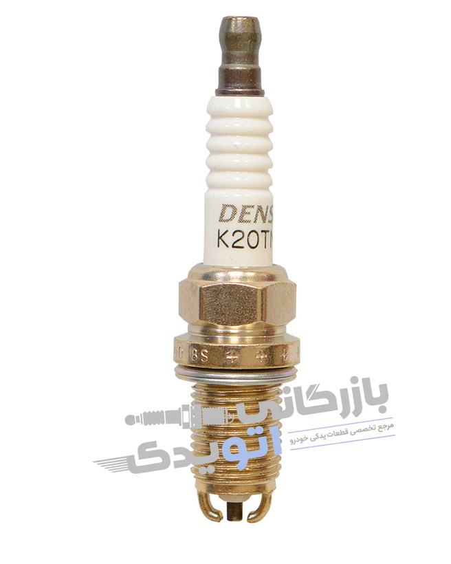 شمع دنسو پایه کوتاه دو پلاتین K20TNR- 3304 مناسب خودرو دوگانه سوز